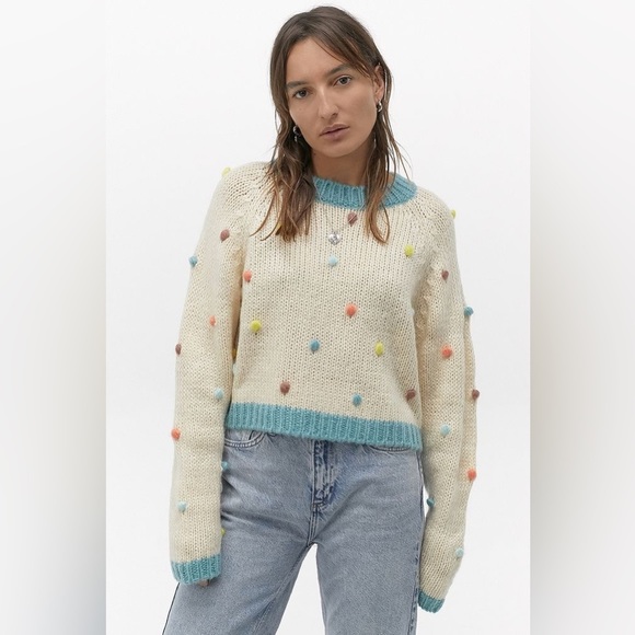 Kimchi Blue Candy Pom sweater - Picture 3 of 4